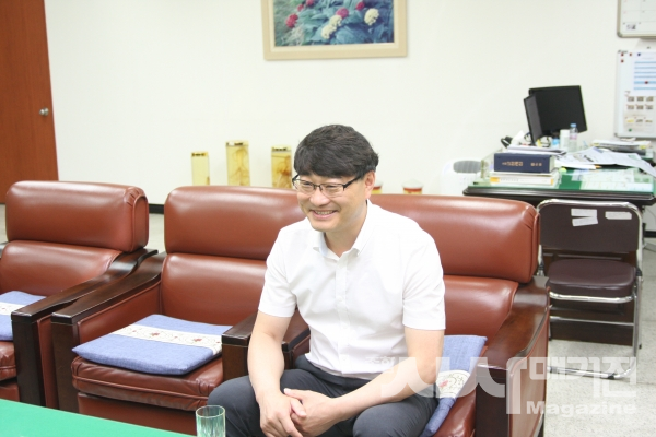 전북인삼농협 조합 신인성 회장(사진= 유미라기자)