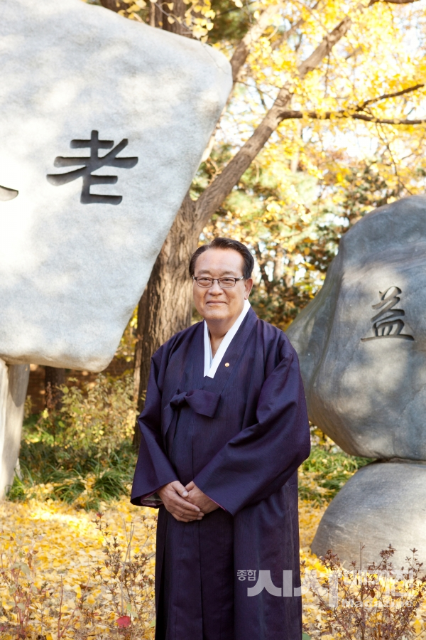 (사)대한노인회 김호일 회장(사진= 정혜정 기자)