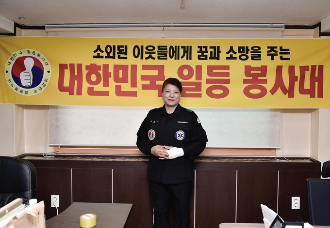 세월호 참사를 기억하고 유가족 위로한 봉사왕 대한민국일등봉사대 김수옥 대표